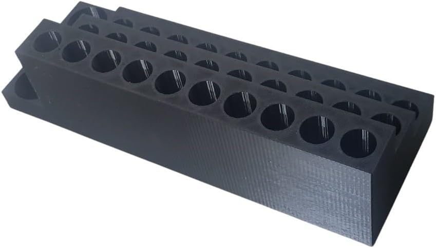 ScentB Perfume and Cologne Holder for New Vials | Holds 30 Spray Bottles and 3 Cases | Display ScentB Sprays | Bathroom Organization (Logo, Purple)