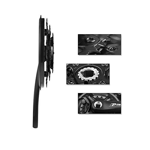 Bibike 6/7/8 Speed Mountain Bike Crankset 170Mm Square Diamond Hole Crank 24/34/42T Chainrings #TOP4