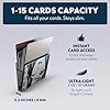 Engraved Aluminum Wallet for Men - Slim Money Clip & Card Holder with Engraved Finish. Enhanced RFID Blocking, Compact, Unique & Minimalist Wallets - Image 3