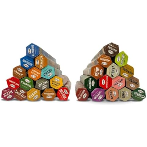 Giftbrit D'Art Hex Incense Sticks Various Fragrances 280 Sticks(14 Packs x 20 Sticks) + Stamford Shakti Incense Sticks 20 Sticks Cover