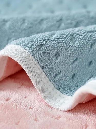 Image of Microfiber Hand Towel, 400 GSM Quick Dry Absorbent Face Towel with Hanging Loop, Soft Towel for Bathroom, Kitchen, Gym, Home & Travel Use, 40 x 60 cm, Random Color, 1 Piece