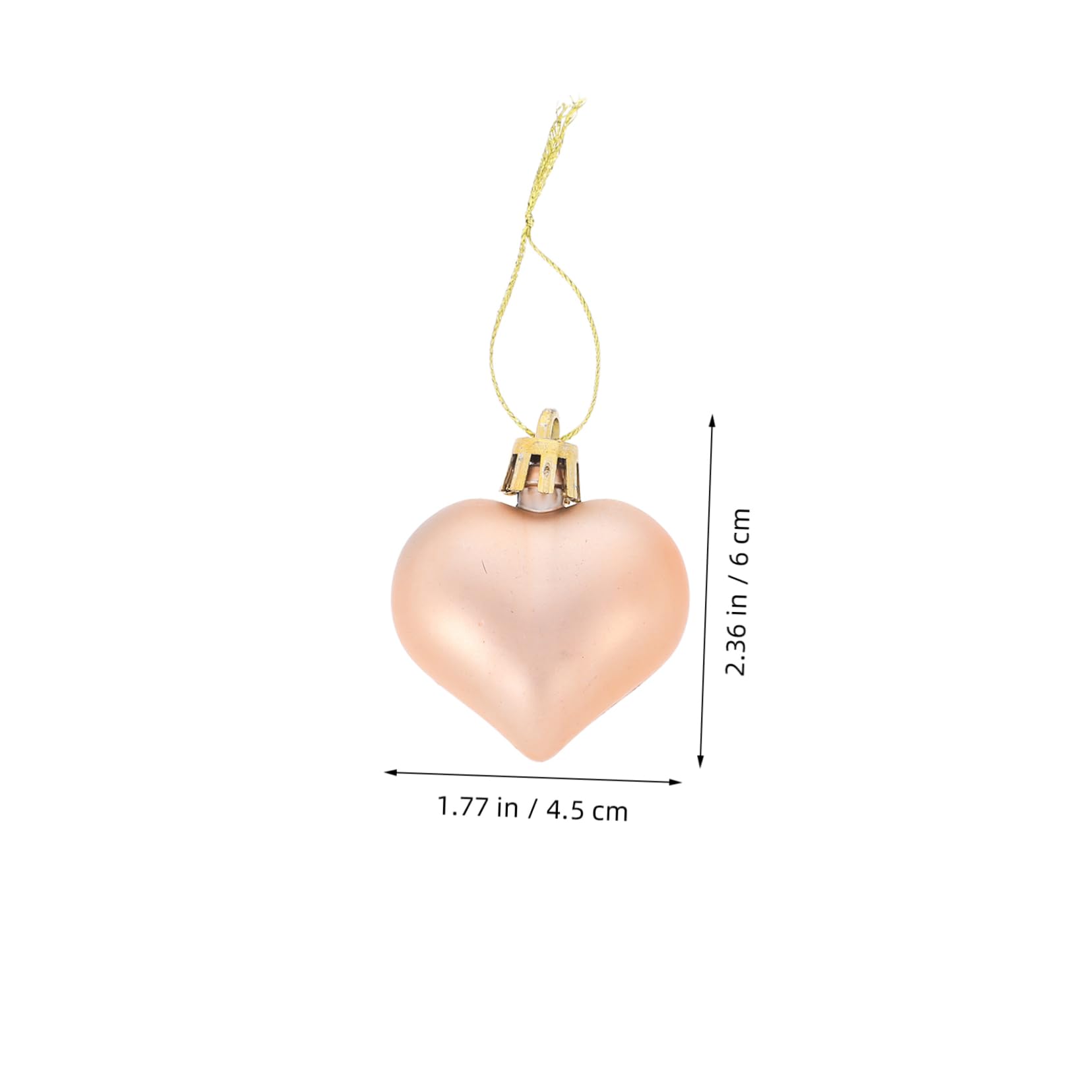Alipis 5 Sätze Valentinstag Dekoration Wandbehänge Weihnachts Mittelstücke Weihnachtsschmuck Weihnachtsbaum Weihnachtsdekoration Weihnachtsschmuck Valentinstag Kugeln Stück * 5