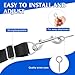 Shinylin Aisle Stall Guards for Horses 126 x 21.3 Inches Horse Stall Guard Designed to Keep Horse Securely in Stall in Style, Adjustable Straps and Sturdy Hardware Included