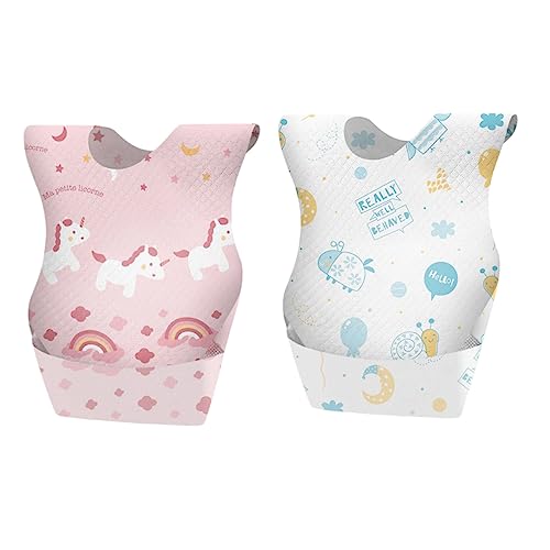 IWOWHERO 20 Pcs 1 Conjunto Convenientes Toallas Saliva Bebé Desechables Accesorios
