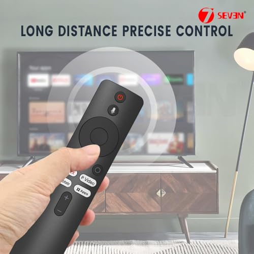 Image of 7SEVEN Compatible with Mi Tv Remote Control XMRM-M8 Fit for Xiaomi Smart 4K LED UHD Redmi L43R77AIN, L65M6RA Android Television with Bluetooth Voice Command Mi Remote - Pairing Must!