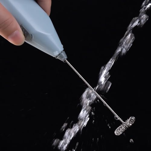 Image of Swifther Handheld Coffee Frother Electric Milk Frother for Lattes Shakes Mini Foamer for Cappuccino, Frappe, Matcha, Egg Beater Hand Blender by Credex (Batteries are Not Included)