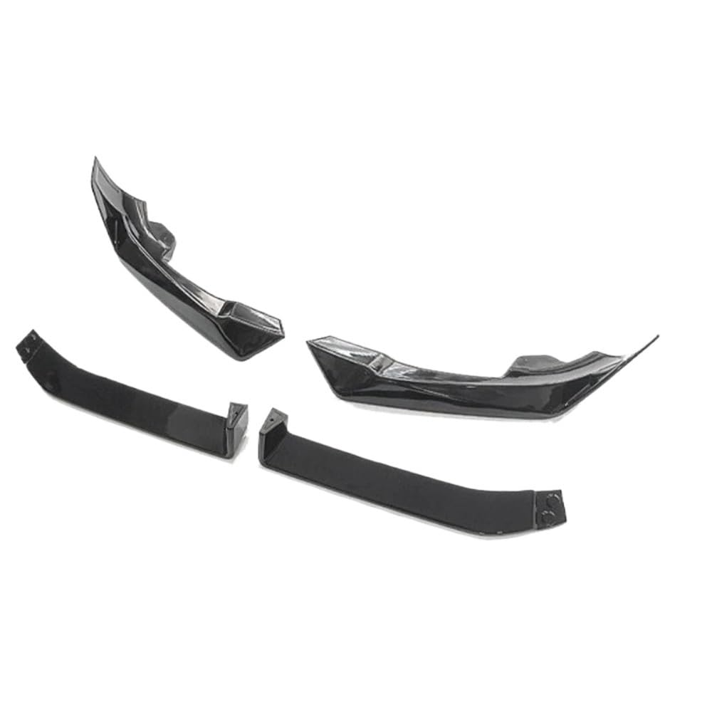 Splitter przedniego zderzaka samochodu w stylu MP kompatybilny z BMW X5 G05 M-Sport LCI 30d 40i 40d 2023 2024 2025 osłona ostrza Bodykit Tuning Autopart(Carbon Fiber Look)