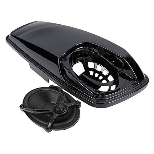 Tapa para Alforjas con Bocinas 5x7 Green-L para Harley Touring miniatura 5