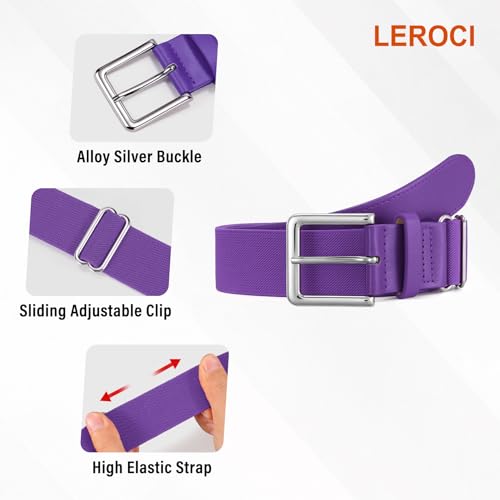 Image of Baseball Belt and Baseball Socks Combo Set for Youth and Adult Available in 20 Colors