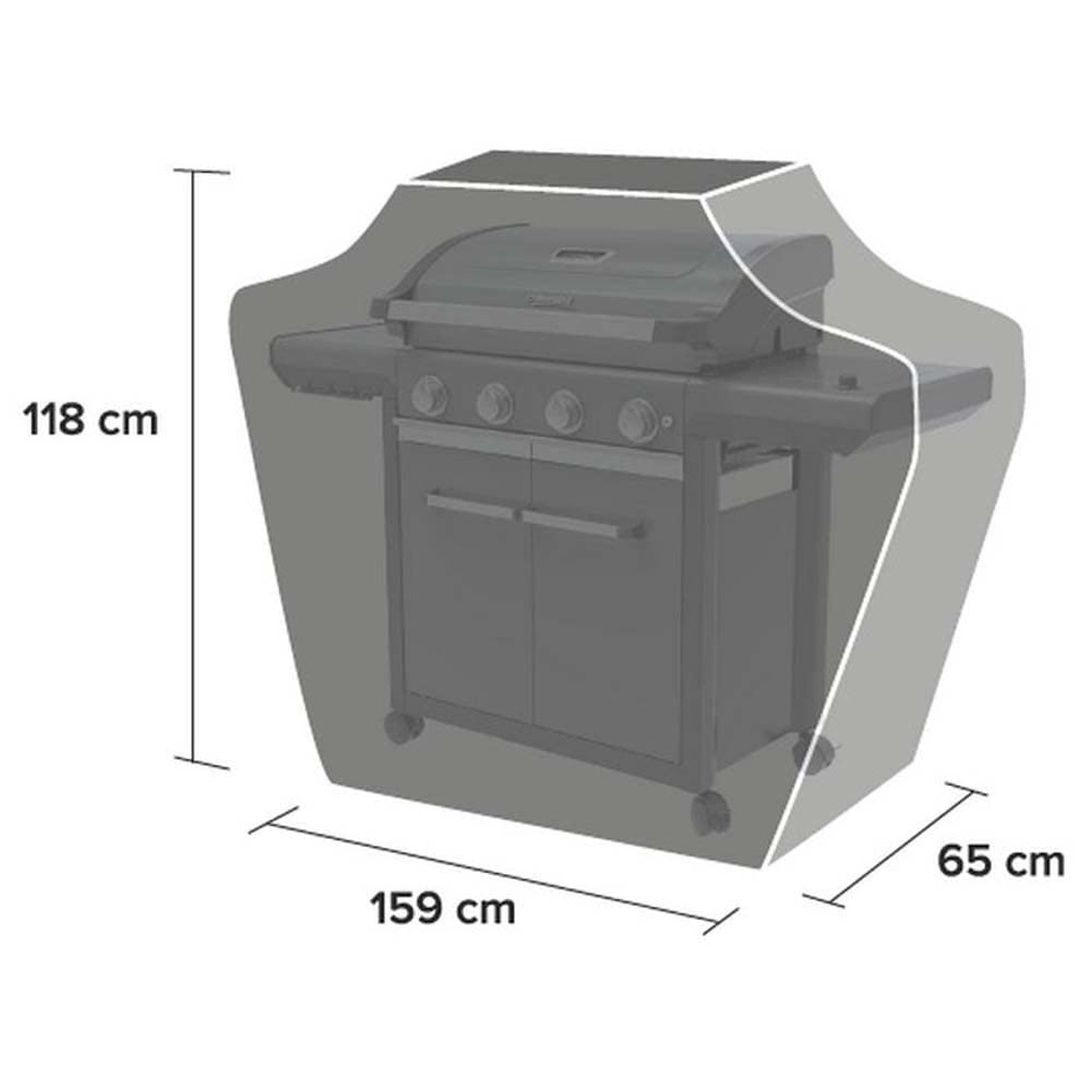 Campingaz Funda para Barbacoas Premium XL, Robusta e Impermeable, revestida con PU, Resistente a la Intemperie, Cordel de sujeción, para BBQ 4 Series, Protege del Sol, el Polvo y la Lluvia