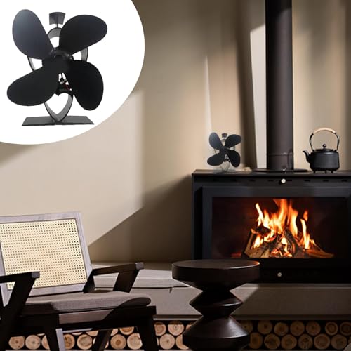 Ventilateur de cheminée pour poêle afin de diffuser la chaleur stagnante