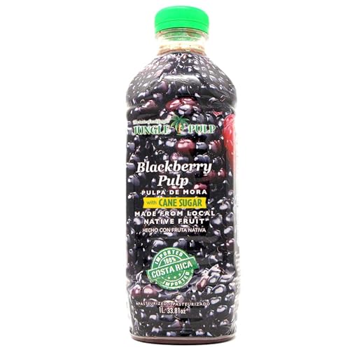 Jungle Pulp Blackberry Puree, Costa Rica Blend, 33.81 oz