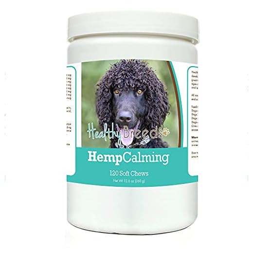 Healthy Breeds Irish Water Spaniel Hemp Calming Soft Chews for Dogs 120 Count