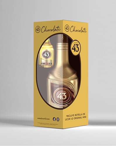 Licor 43 - Pack Licor 43 Chocolate + Botella Mini Licor 43 Origin...