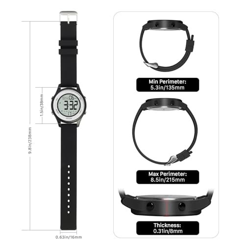 Reloj deportivo de chicos resistente al agua con despertador 6