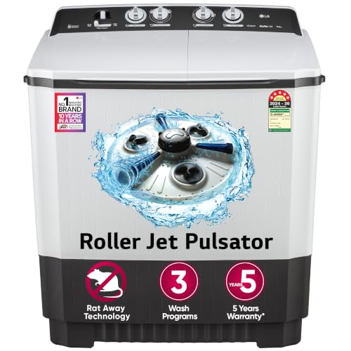 LG 10 Kg Semi-Automatic Top Load Washing Machine (Dark Gray) - Image 2