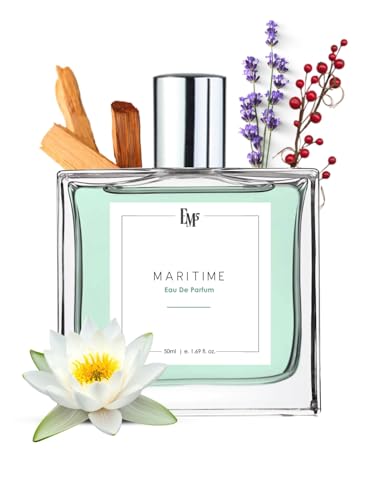Image of EM5 Maritime EDP Perfume for Men | Fresh Spicy Lavender Woody Aquatic Fragrance | Strong and Long Lasting Eau de Parfum Spray | Luxury Gift for Him