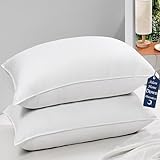 Adam Home Pillows 2 Pack Hotel Quality Side Sleeper Bounce Back Bed Pillow Quick rebound Dust Proof Resistant Premium Filled Pillows Pack of 2 - Image 2