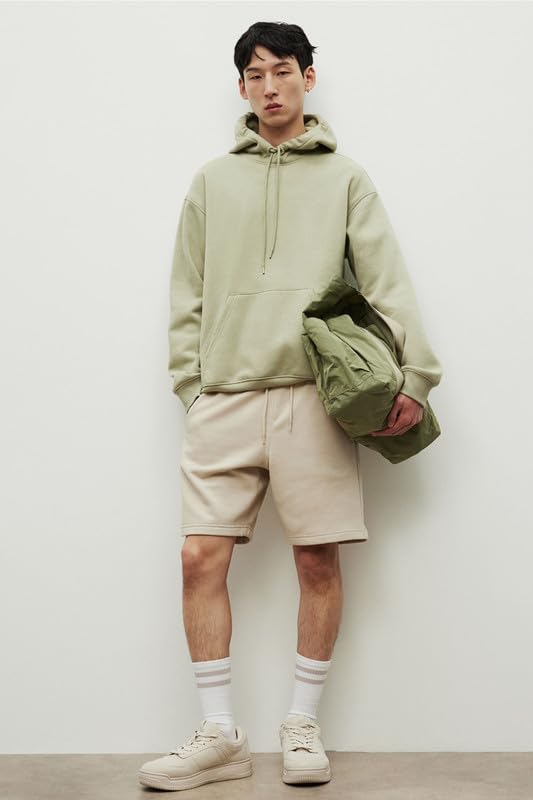 Image of Casual Fleece Hoodie Sweatshirt Solid Hooded Collar Drawstring Long Sleeve Pullover for Men & Women