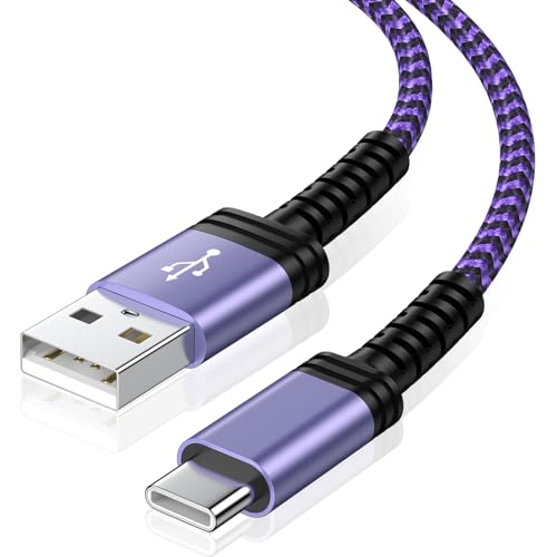 Samsung S24 Ultra Plus+ USB C Cable Fast Charging for Galaxy S24/S23/S22/S21/S20/S25,Z Flip 7/6,6ft USB Type C to USB A Cable Android Phone Car Cord for iPhone 16,Google Pixel 10 Pro XL/10/9/8Pro/7/6