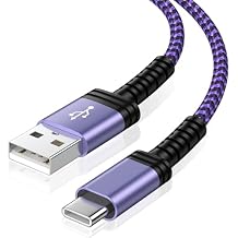 Samsung S24 Ultra Plus+ USB C Cable Fast Charging for Galaxy S26/S26 Ultra/S26+ /S24/S23/S22/S21/S20/S25,6ft USB Type C to USB A Cable Android Phone Car Cord for iPhone 16,Google Pixel 10/10/9/8/7/6