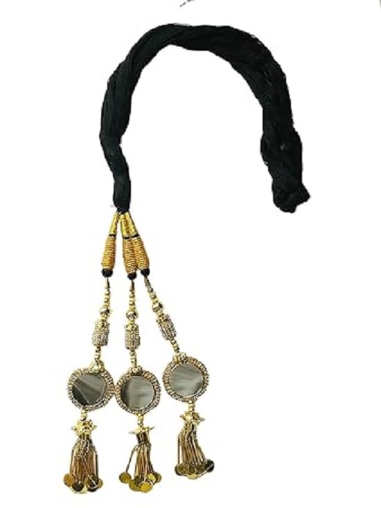 Indian Style Hair Extension Pranda Prandi Black Prandi With Golden Lat
