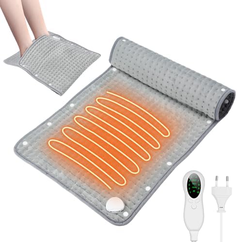 Coperta Elettrica Riscaldante Letto Singolo 60W - 3 Livelli Di Calore, Telecomando, 80x150 Cm, Lavabile - Foto 10