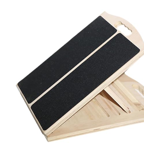 Tabla inclinada de madera ajustable para estiramiento de pantorrillas miniatura 5