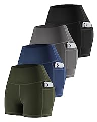 4 Packs - Black/Gray/Navy/Army Green