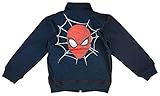 Junge lang-arm Pullover mit Spiderman Motiv, schön flauschig, warm und dick von Marvel, ideal als Winter oder Herbst Kleidung für einen Superheroe Fan. Erhältlich in Größe 104 110 116 122 128 134 140 passend also für 3 4 5 6 7 8 9 10 11 Jahre alte Jungs, ideal auch als Weihnachts- oder Ostern-Geschenk.