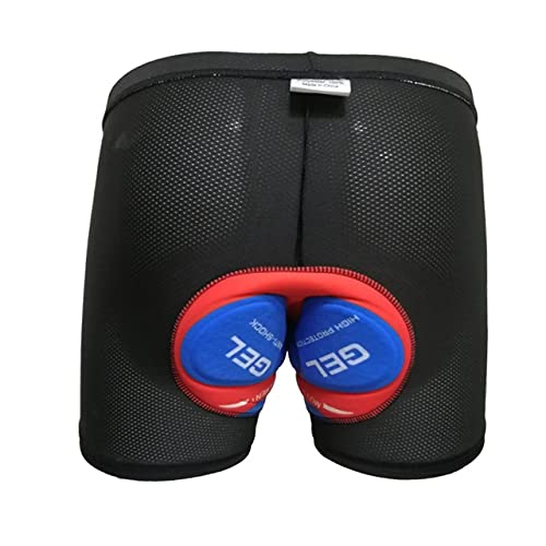 Culotte Ciclismo Hombre,Calzoncillos De Ciclismo Ropa interior de ciclismo 5D Portés de ciclismo acolchado Pantalones cortos a prueba de golpes MTB Pantalones cortos de bicicleta de carretera Portatas