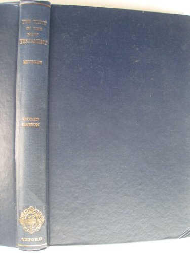 The Text of the New Testament 2nd Edition B000JJH532 Book Cover