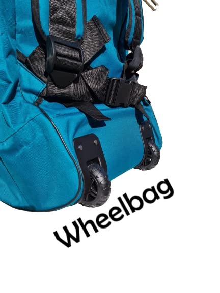 Sport Vibrations® SUP Rucksack Wheelbag mit XXL-Rollen extra Außenfach & Tragegurtsystem