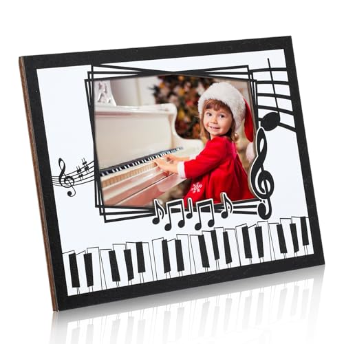 Qunclay Christmas Music Picture Frame 4x6 Inch