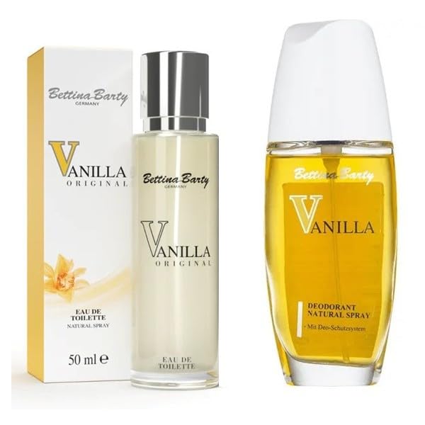 Bettina Barty Vanilla EDT Spray 50 ml & Deodorant Natural Spray 75 ml, Set