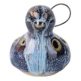 Cabilock Ocarina à 6 Trous en Céramique d'Oiseau Instrument de Musique Portable Trous Er...