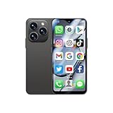 Tuanzi Soyes XS18Pro Max Mini 4G Smartphone 4.3 Inch MTK6737A Quadcore Palm Phone Dual Sim Ultra Thin Unlocked Card Mobile Phone WiFi Bluetooth Hotspot Student Pocket Tiny Cellphone 2GB+16GB (Black)