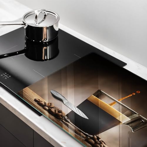 Plaque de protection induction 80x52 cm Wallfluent en verre de cuisson - 3