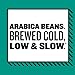 SToK Cold Brew Coffee, Arabica-Based Blend, Medium Roast Brewed Low and Slow, Unsweetened, Black Coffee, 48 FL OZ Bottle