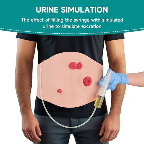 Image of Wearable Belly Ostomy Care Trainer Kit with 3 Stoma Models