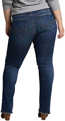 Silver Jeans Co. Women’s Plus Size Suki Mid Rise Slim Bootcut Jeans