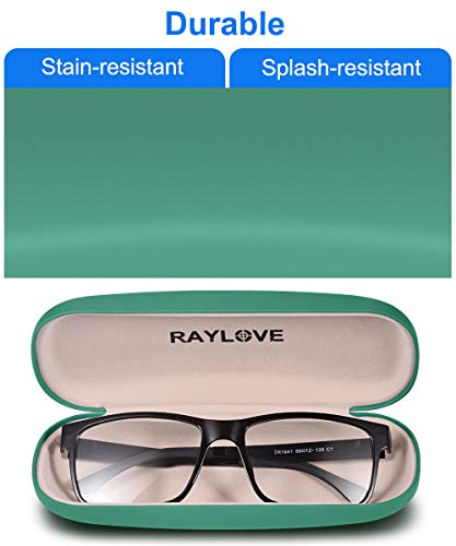 Image of RayLove Unisex Hard Shell Eyeglasses Cases, Protective Case For Glasses