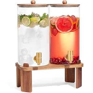 2 PCS 1.5 Gallon Drink dispenser, G...