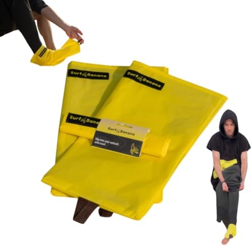 Surf Banana - Wetsuit Changing Sock- Slide Into Your Westuit Easily. Reusable, Tear-Proof, Friction-Free Surf Gear Accessory. Surfers, Divers, Triathletes, Kids, Beginners
