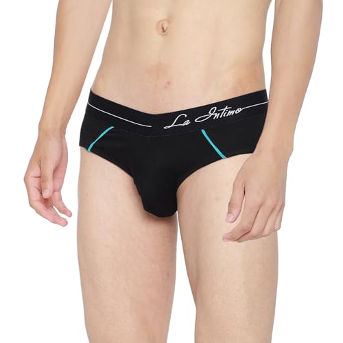Image of La Intimo Cotton Power Solid Brief for Men Innerwear | Antimicrobial Underwear for Men