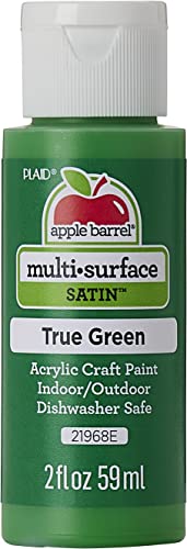 Apple Barrel Multi Surface Acrylic Paint, 2 oz, True Green 2 Fl Oz