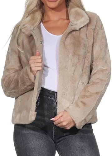 Veste En Faux Daim ONLY Onltulip - Fermeture éclair, Col Fly-away, Manches Longues | Printemps, Décontracté, Pour Femme - 10
