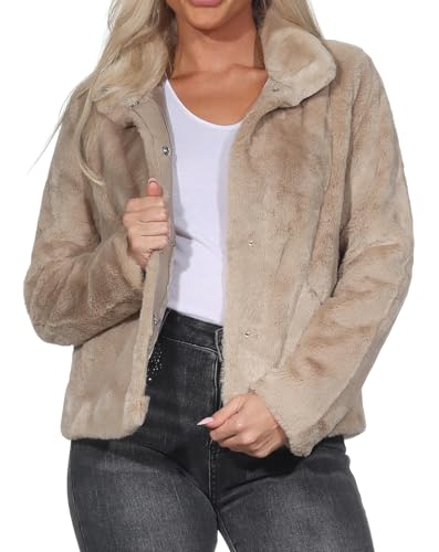 ONLY Female Kunstpelzjacke ONLNEWVIDA Kunstpelzjacke