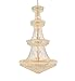 Elegant Lighting Value Primo 42 Light Gold Chandelier Clear Royal Cut Crystal Gold