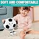 Mineup 25cm Plüsch Fußball Spielzeug, Fußball Plüschkissen, Fußball Plüschtier Spielzeug, Fußballkissen Plüschtier, Plüsch Kissen, Geschenk Für Fußball Liebhaber Und Jungen Mädchen